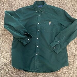 Polo Ralph Lauren, cowboy bear flannel, long sleeve button-down XL